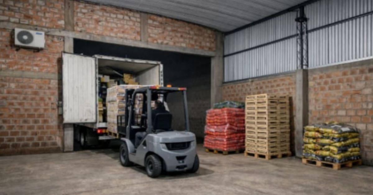 Zona de despacho del Centro Logístico Misiones